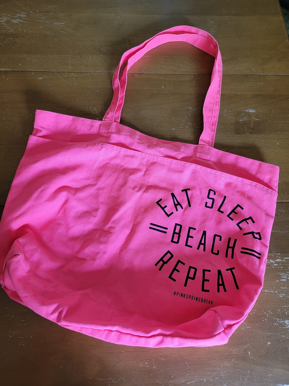 Victoria's Secret PINK Bright Pink Beach Bag